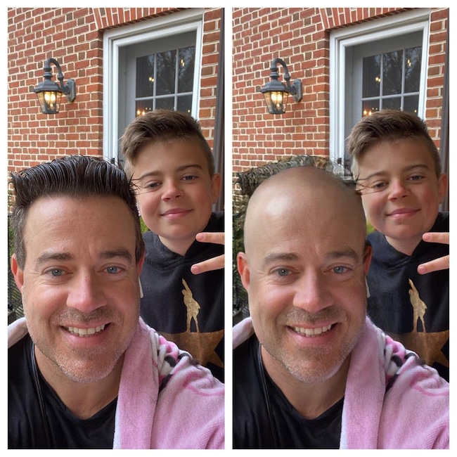 Carson Daly, Celebrity At-Home Hair Transformation